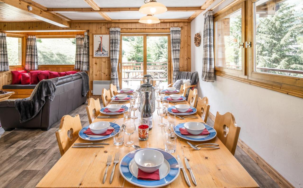 Chalet Himalaya , 10 Person Chalet With 5 Ensuite Bedrooms And Outdoor Jacuzzi In Meribel Centre Экстерьер фото