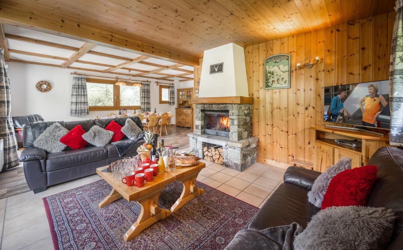 Chalet Himalaya , 10 Person Chalet With 5 Ensuite Bedrooms And Outdoor Jacuzzi In Meribel Centre Экстерьер фото